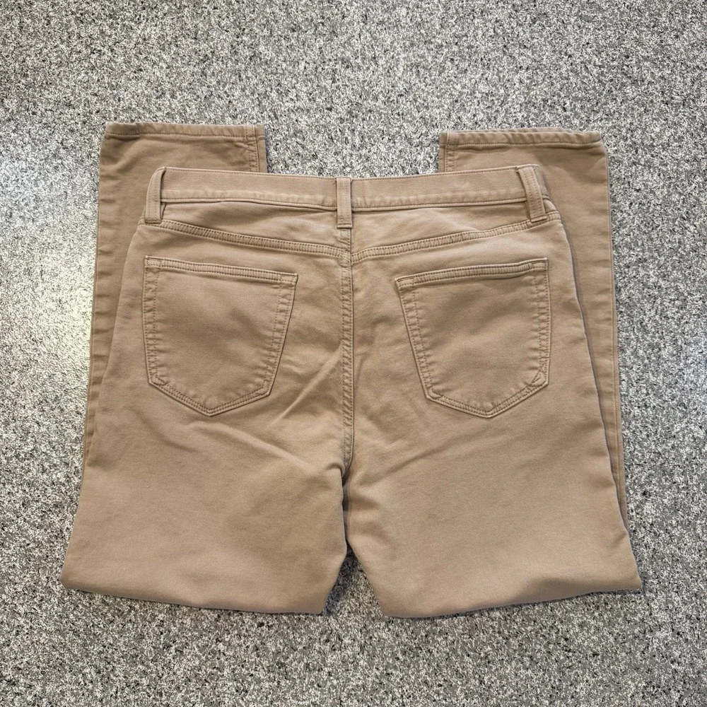 Banana Republic Traveler Pants Mens 33x26 5 Pocket Slim Fit Stretch Khaki